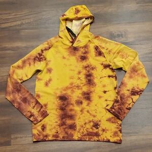 Lululemon Athletica Yellow and Brown Men's Hoodie